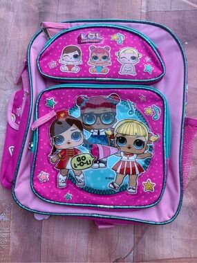 L.O.L. Surprise! Kids Pink Character Backpack